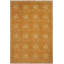 Tapis orange en laine noué à la main 9 pi x 11 pi 10 po Evenson