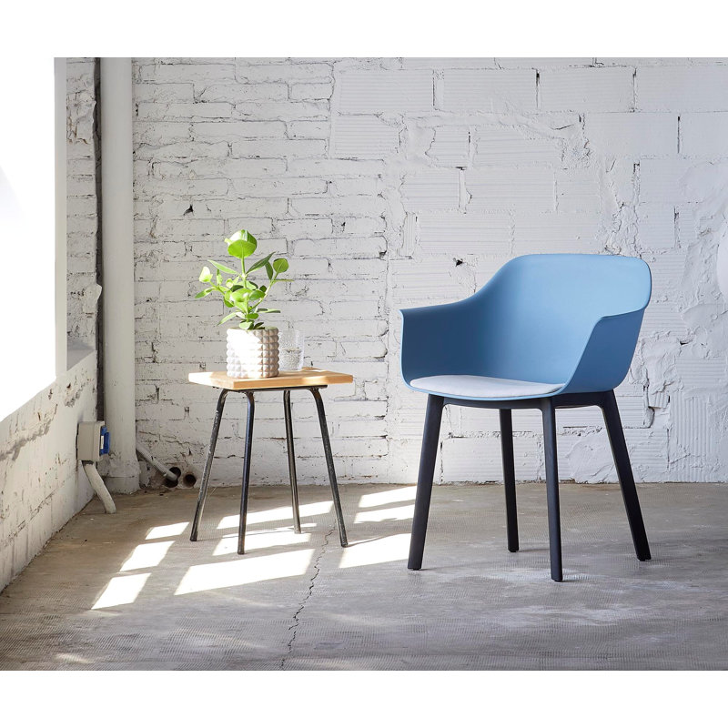 Shape Click Outdoor Dining Armchair, Dark Gray
