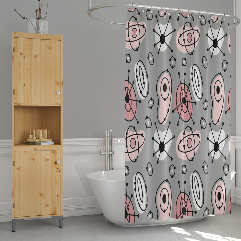 Rideau de douche simple, H 72 po x l 70 po