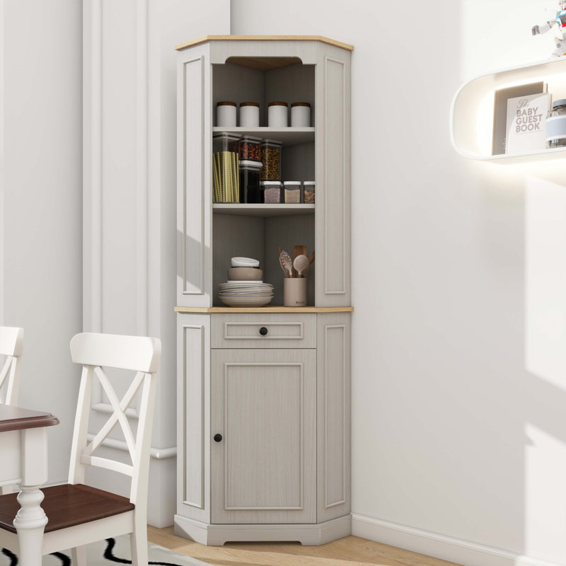 Grande armoire de coin 68 "