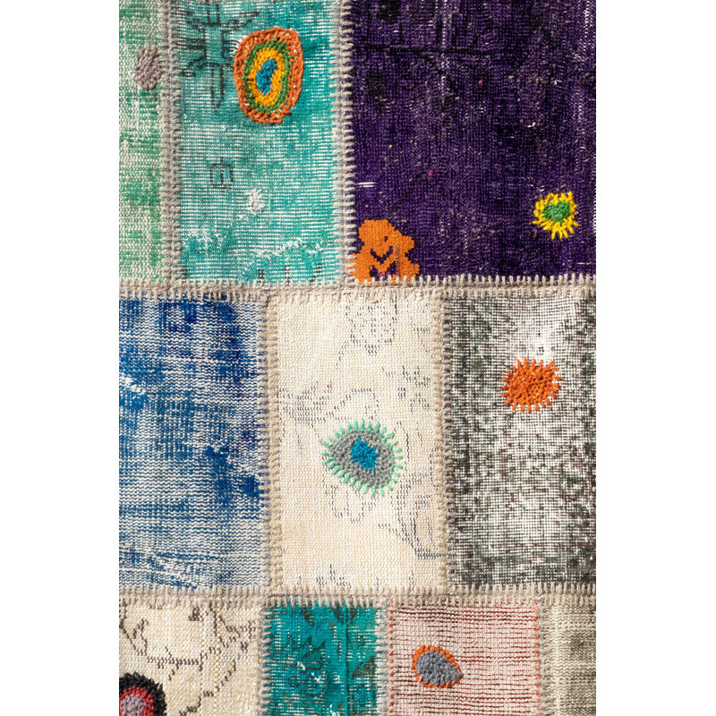 Luxurious Woven Carpet 5.2 x 7.5 ft, 100% Polyester, 0.4 in Pile Height | Antibacterial, Non-Slip PVC Dot Underside, Machine Washable | Elegant 3D Digital Print Design, Perfect for Living Room & Bedroom Décor