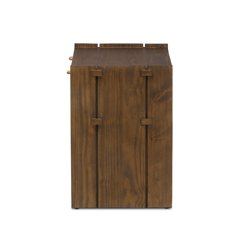 Etro 1 - Drawer Solid Wood Nightstand
