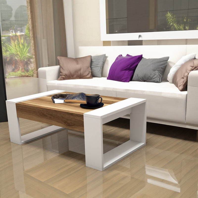 Table basse Bianeth, Blanc
