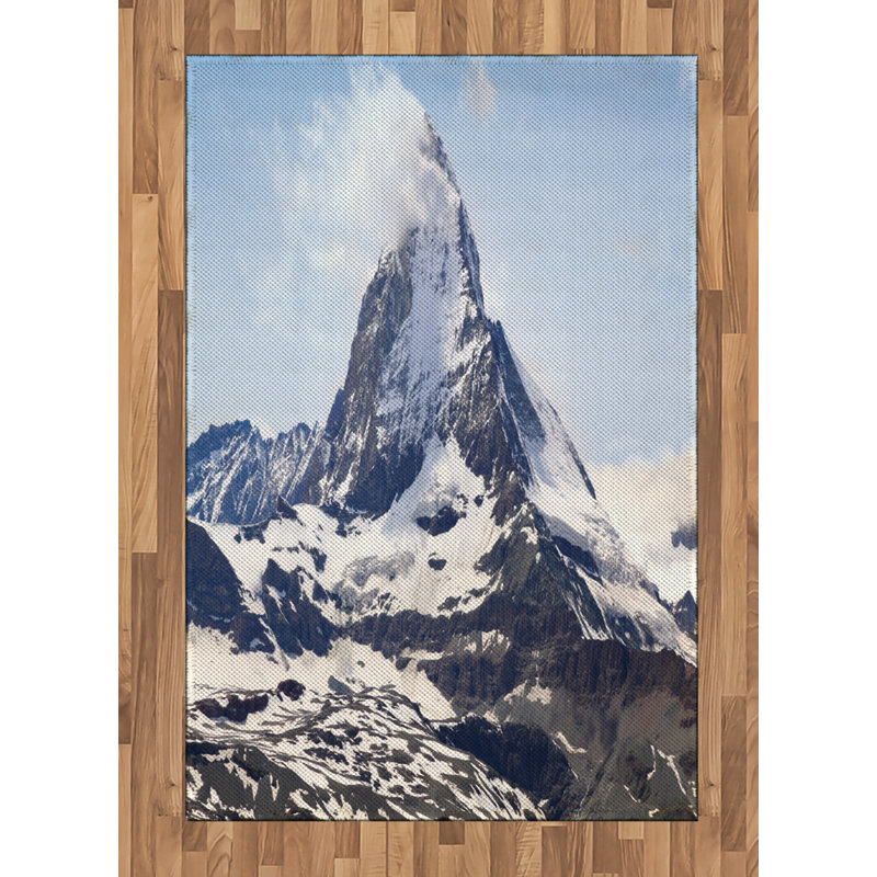 Nature High Density Long Fiber Poly Threads Decorative Area Rug Carpet, Rectangle 4' x 5'8"