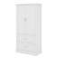 Maximize Space With Tall Bathroom Storage Cabinet, Adjustable Shelf, Two Doors And Drawers-413282144
