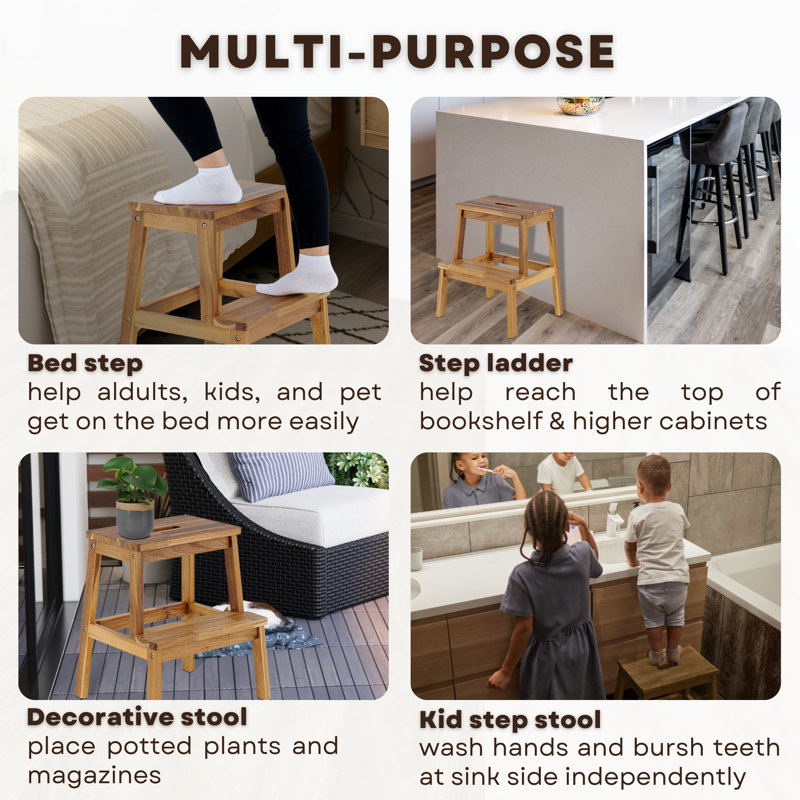 Marlborough Step Ladder, Brown