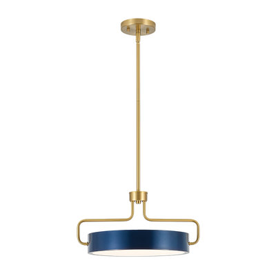 Minimalist Flush-Mount Round Dimmable LED Pendant