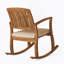 Chaise à bascule avec coussin