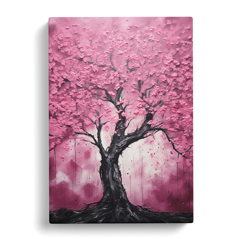 Cherry Blossom Tree Expressionism No.2 - Print, 60cm H x 40cm W x 3cm D
