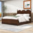 Giavana Queen-Sized Bed with Headboard, Built-in Storage, and Pull-Out Twin XL Trundle-822844772
