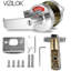 Vizilok ADA Stylish Door Lock Featuring Indicator and 1-Touch Push-Button in Multiple Colours-101800811-101800806
