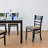 Zida Solid Wood Modern Upholstered Ladder Back Side Chair Set of 2-1925006908
