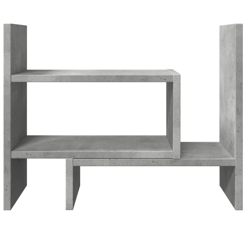  Desk Organiser 38.5X17x39 Cm Engineered Wood, Concrete Grey