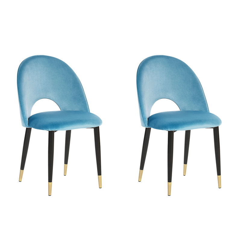 Folkston Upholstered Dining Chair, Blue