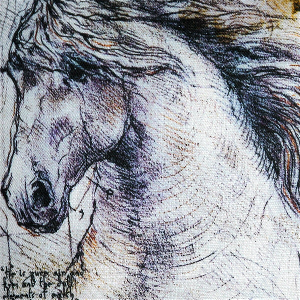 Coussin intérieur/extérieur à stallion de chevaux Napoli