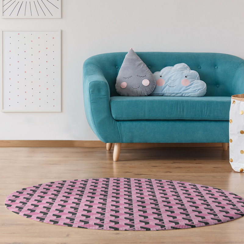 Chenille Geometric Indoor Rug, Runner 2'5" x 8'