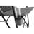 High Back Heavy Duty Lawn Chair With Cup Holder, 250lbs Capacity, Portable And Collapsible, Grey, Wear - For Garden Patio That Supports 250lbs, Portable, Grey Comfortable Breathable Design Camping-1812226599