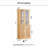 71” Wood Book Cabinet Storage Bookcase With 2 Tempered Glass Doors & 5 Tiers Shelves