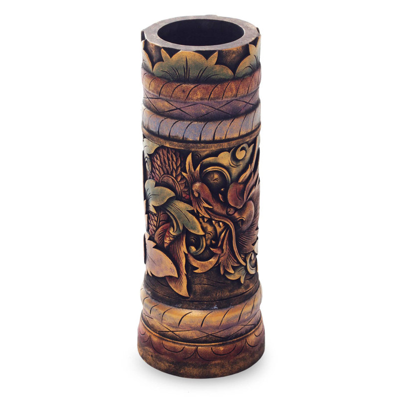 Anvi Handmade Wood Table Vase