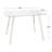 Jamiera Glass Top Metal Base Dining Table