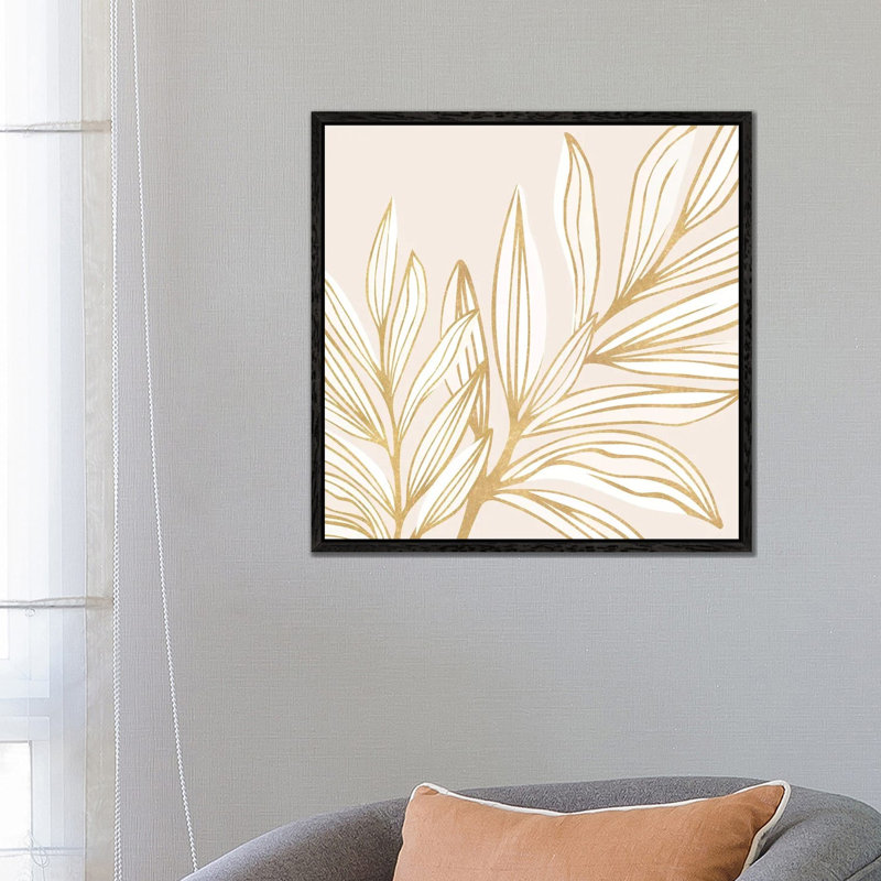 Wild Summer Meadow by Modern Tropical - Gallery-Wrapped Canvas Giclée on Canvas, Black Floater Framed
