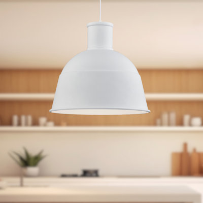 Luminaire suspendu en forme de dôme à 1 lumière Irving