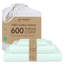 Ensemble de draps 100% coton 600 fils à densité de tissage 600-126677894-130667901-130667919