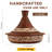 Ukrainian Souvenirs 2.1 Quarts Stoneware Round Tagine