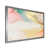 Impression argent sur toile encadrée