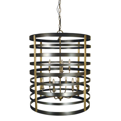 Kahmi 9 - Light Lantern Drum Chandelier