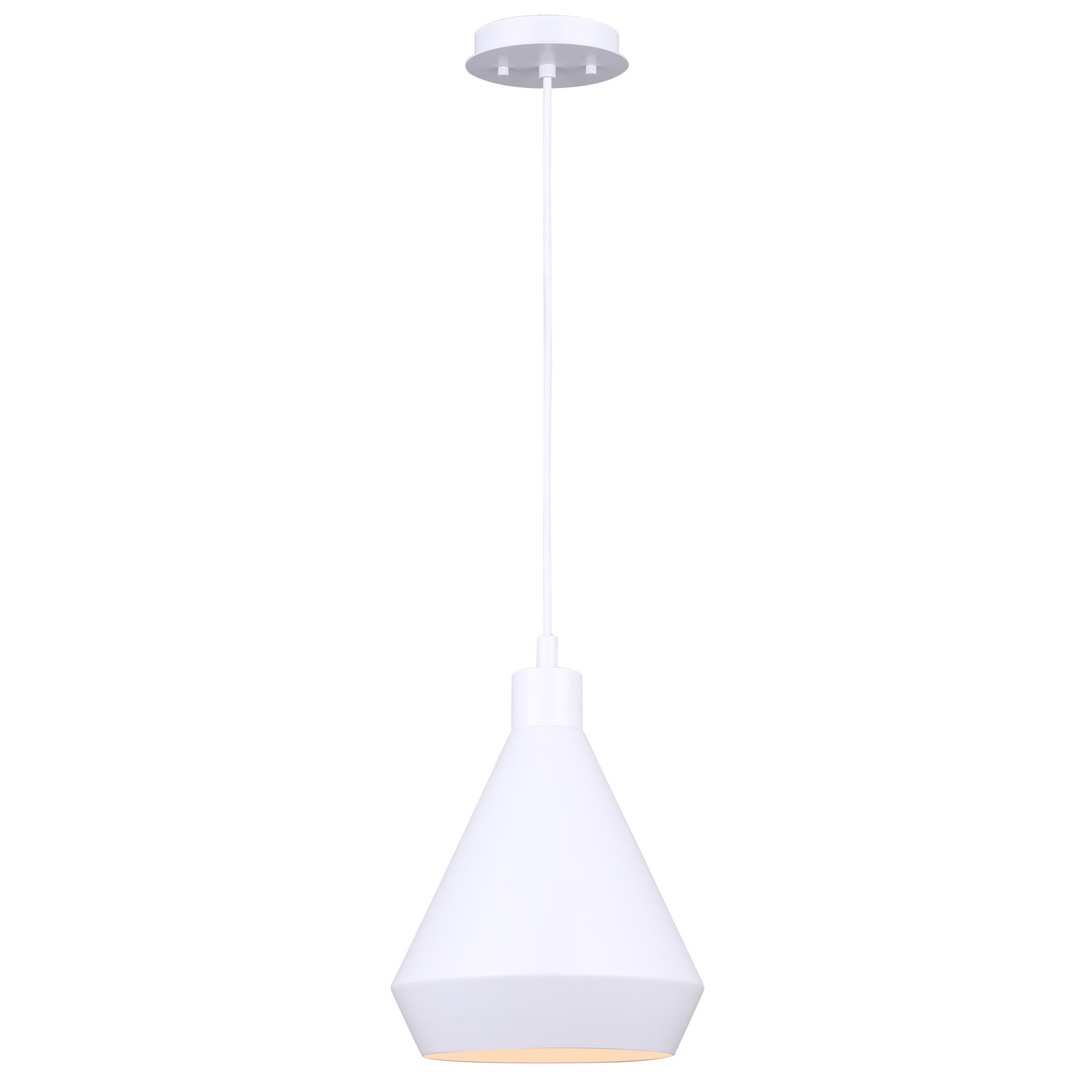 Bertie Single Light Metal Dimmable Pendant, 61.5" H x 9" W x 9" D
