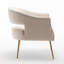 Fauteuil d'appoint en velours Chynna-1662602963