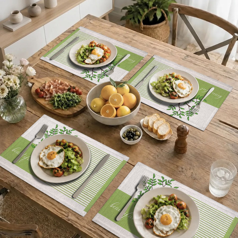 Ensemble de table rectangulaire en polyester