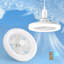Ventilateur de plafond à lumière basse avec ventilateur Kondieu-129714659