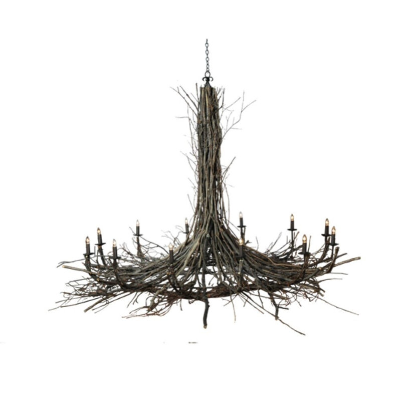 Twigs 12 - Light Chandelier