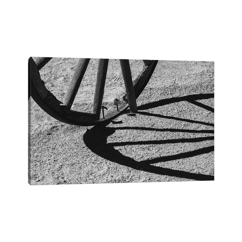 Wagon Wheel Shadows, California by Zandria Muench Beraldo - Wrapped Canvas Print, 101.6 cm H x 66.04 cm W x 3.175 cm D
