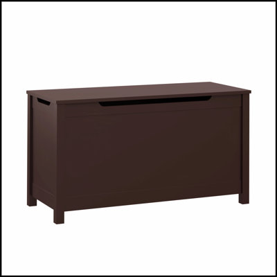 Kids Wooden Toy Box Storage with Safety Hinged Lid, Perfect for Organizing and Protecting Little Fingers in Playrooms
