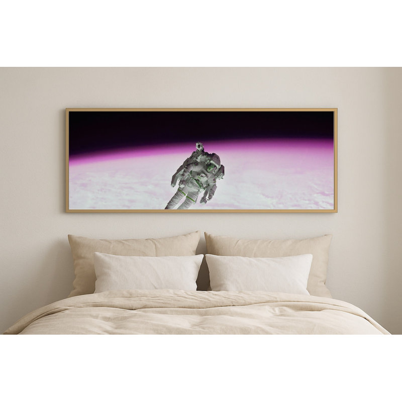 Gibbs Print, 13.75" H x 37.75" W, Natural Oak