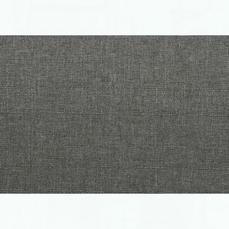 Chaise d'appoint profilée avec cadre gris antique, Gris foncé