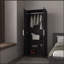 Armoire Trappe Eco, chambre, noir