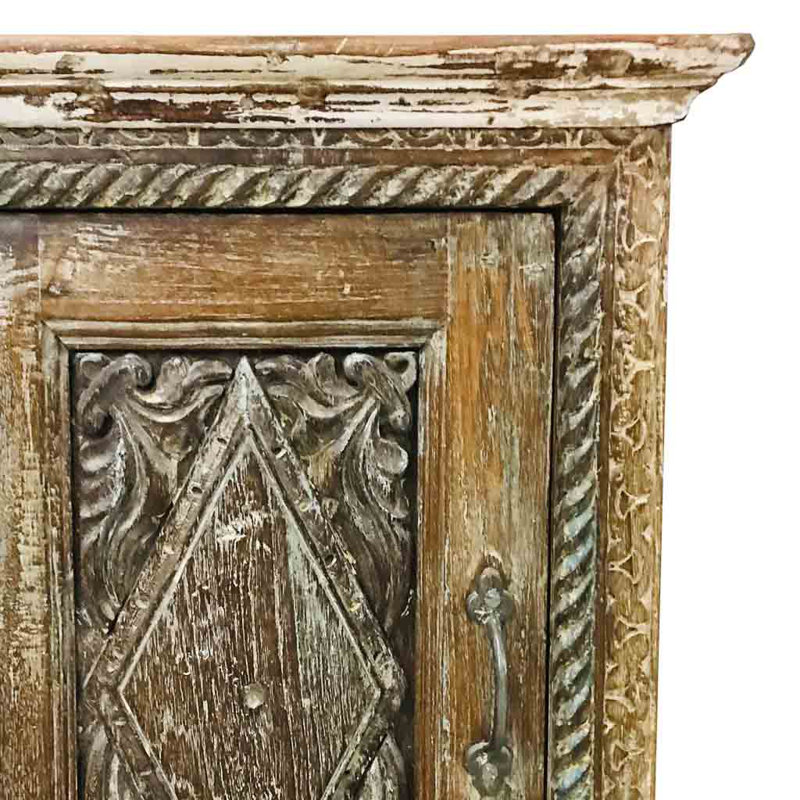 Ajeet 46cm W Solid Wood Bedside Table