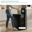 Poubelle de cuisine et de recyclage en acier inoxydable 16 gallons avec contrôle des odeurs CleanAura et couvercles à fermeture en douceur Home Zone Living-131224155-93365605