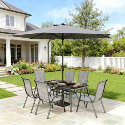 Durable Conversation Set,Outdoor Furniture Set,8 Pieces Patio Furniture Set