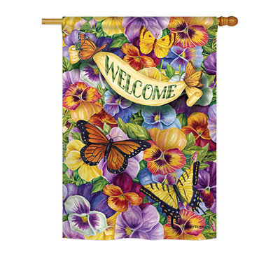 Double Sided Polyester House Flag