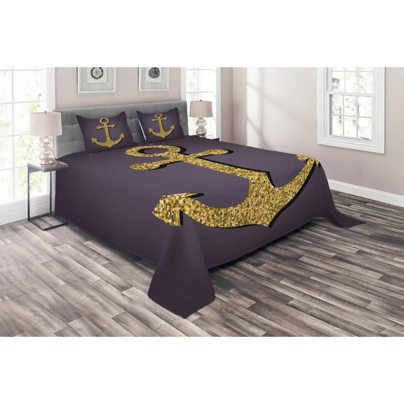 Coastal Polyester Coverlet