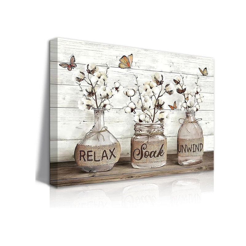Wrapped Canvas Print, Beige
