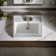 Tresham® Ceramic Rectangular Drop-In Bathroom Sink with Overflow