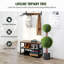 Ensemble de 2 fausses plantes artificielles en forme de topiaire artificiel 3 'UV
