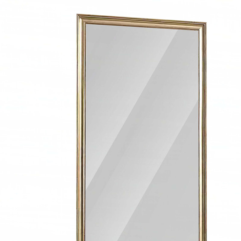 32*70inch full-body floor mirror with Artificial wood frame, elegant design and durability, a must-have for bedrooms, clothing stores and salons