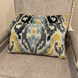 Coussin décoratif en chenille fait main Hérat oriental